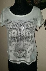 Princess Vera Wang 3D Tiger Net Tee